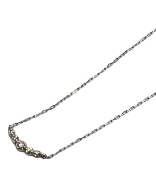 4℃（ヨンドシー）4℃ (ヨンドシー) ホワイトゴールドネックレス シルバーの古着・服飾アイテム