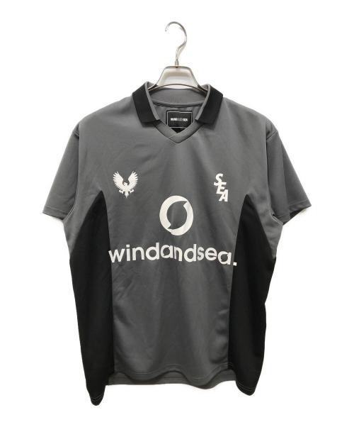 WIND AND SEA（ウィンダンシー）WIND AND SEA (ウィンダンシー) Wind Wave Home Shirt グレー サイズ:Lの古着・服飾アイテム
