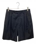 AURALEEオーラリー）の古着「LIGHT WOOL MAX GABARDINE SHORTS」｜ブラック