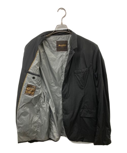 MOORER（ムーレー）MOORER (ムーレー) ナイロンテーラードジャケット ブラック サイズ:50の古着・服飾アイテム