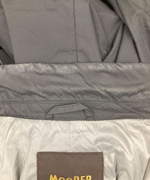 MOORER（ムーレー）MOORER (ムーレー) ナイロンテーラードジャケット ブラック サイズ:50の古着・服飾アイテム