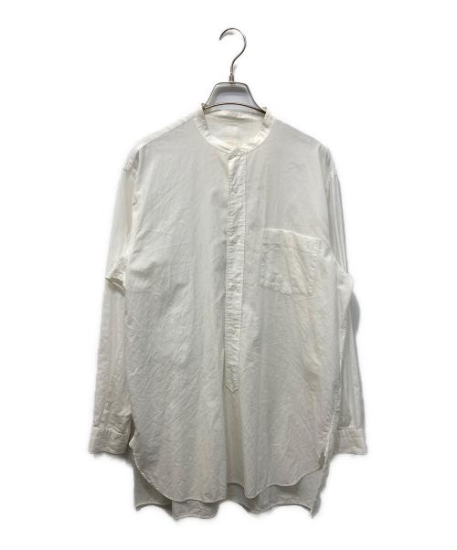 COMOLI（コモリ）COMOLI (コモリ) バンドカラーシャツ ホワイト サイズ:2の古着・服飾アイテム