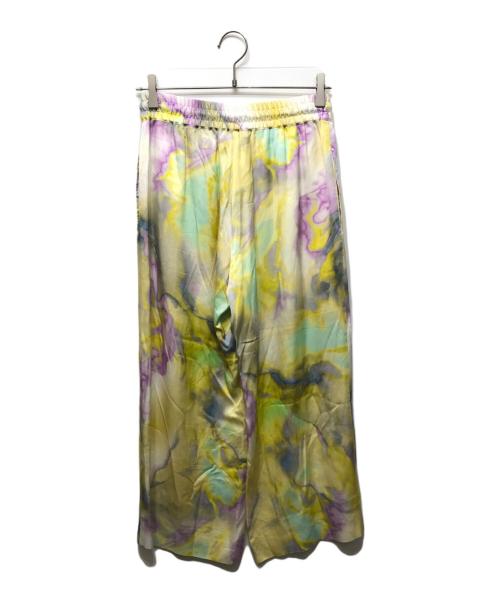 CINOH（チノ）CINOH (チノ) リーフプリントリラックスパンツ イエロー サイズ:M 未使用品の古着・服飾アイテム