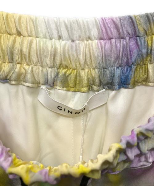 CINOH（チノ）CINOH (チノ) リーフプリントリラックスパンツ イエロー サイズ:M 未使用品の古着・服飾アイテム