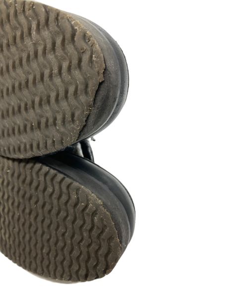 Yohji Yamamoto pour homme（ヨウジヤマモト プールオム）Yohji Yamamoto pour homme (ヨウジヤマモト プールオム) LINEN NEWSPAPER PRINT LOW CUT SNEAKER ブラック サイズ:推定の古着・服飾アイテム