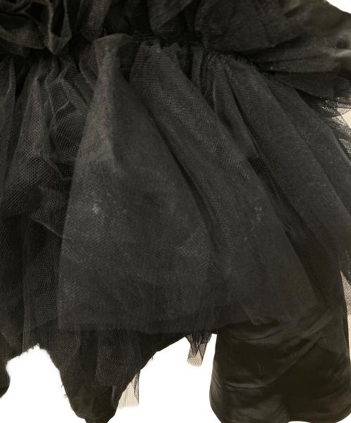 COMME des GARCONS（コムデギャルソン）COMME des GARCONS (コムデギャルソン) noir kei ninomiya (ノワール ケイ ニノミヤ) チュールタンクトップ ブラック サイズ:Sの古着・服飾アイテム