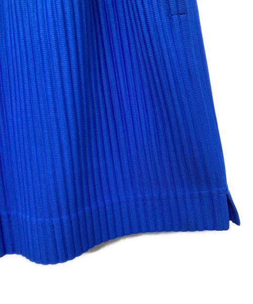 HOMME PLISSE ISSEY MIYAKE（オム プリッセ イッセイ ミヤケ）HOMME PLISSE ISSEY MIYAKE (オムプリッセ イッセイ ミヤケ) プリーツショーツ ブルー サイズ:FREEの古着・服飾アイテム
