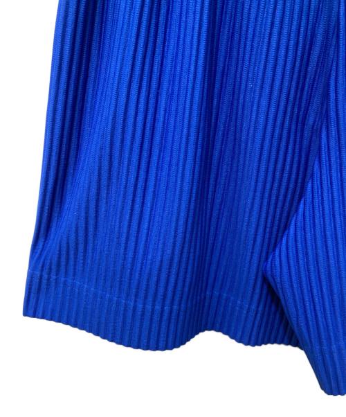 HOMME PLISSE ISSEY MIYAKE（オム プリッセ イッセイ ミヤケ）HOMME PLISSE ISSEY MIYAKE (オムプリッセ イッセイ ミヤケ) プリーツショーツ ブルー サイズ:FREEの古着・服飾アイテム