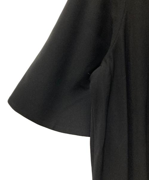 ENFOLD（エンフォルド）ENFOLD (エンフォルド) PEダブルクロス バルーンTOP ブラック サイズ:38の古着・服飾アイテム