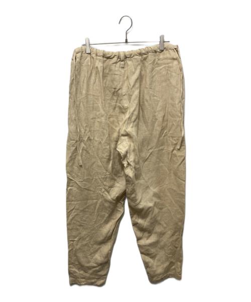 Hed Mayner（ヘド メイナー）Hed Mayner (ヘド メイナー) イージーリネンパンツ ベージュ サイズ:XSの古着・服飾アイテム