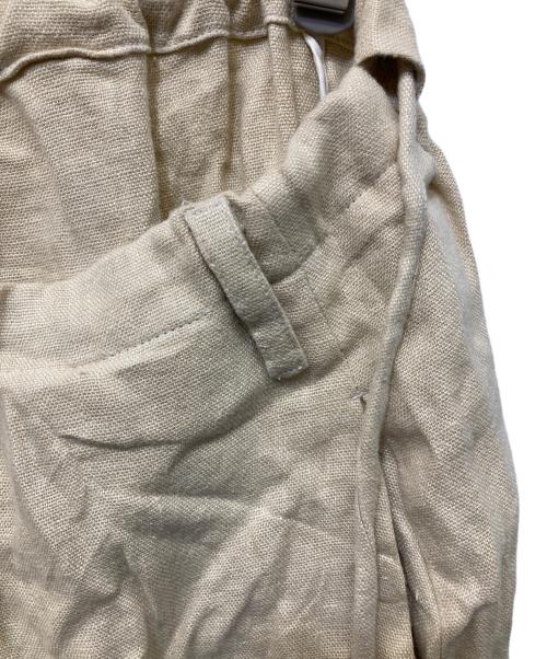 Hed Mayner（ヘド メイナー）Hed Mayner (ヘド メイナー) イージーリネンパンツ ベージュ サイズ:XSの古着・服飾アイテム