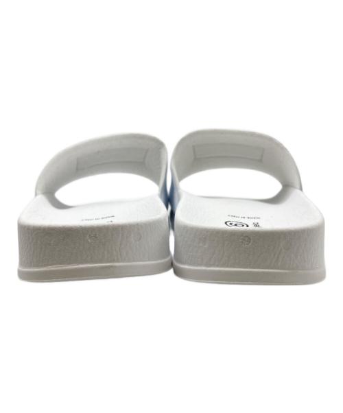 MM6 Maison Margiela（エムエムシックスメゾンマルジェラ）MM6 Maison Margiela (エムエムシックスメゾンマルジェラ) スライドサンダル ホワイト サイズ:39の古着・服飾アイテム