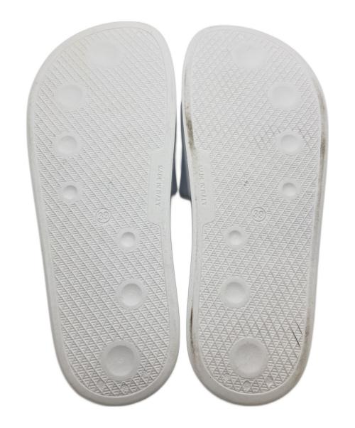 MM6 Maison Margiela（エムエムシックスメゾンマルジェラ）MM6 Maison Margiela (エムエムシックスメゾンマルジェラ) スライドサンダル ホワイト サイズ:39の古着・服飾アイテム