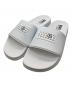 MM6 Maison Margiela（エムエムシックスメゾンマルジェラ）の古着「スライドサンダル」｜ホワイト