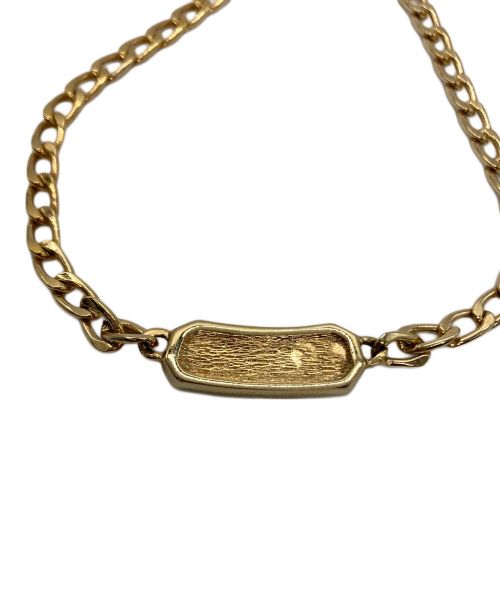 Christian Dior（クリスチャン ディオール）Christian Dior (クリスチャン ディオール) ラインストーンチョーカー ゴールドの古着・服飾アイテム