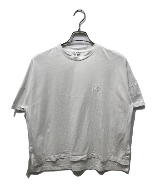 LOEWE（ロエベ）LOEWE (ロエベ) ボクシーフィットTシャツ ホワイト サイズ:Mの古着・服飾アイテム