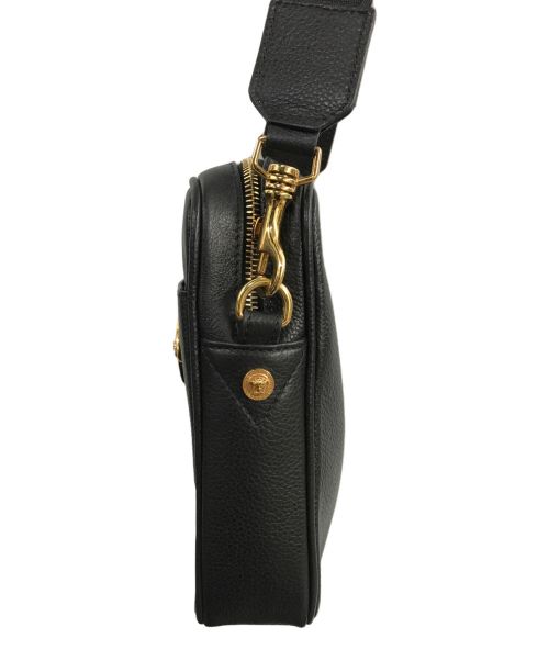 VERSACE（ヴェルサーチ）VERSACE (ヴェルサーチ) メドゥーサショルダーバッグ ブラックの古着・服飾アイテム