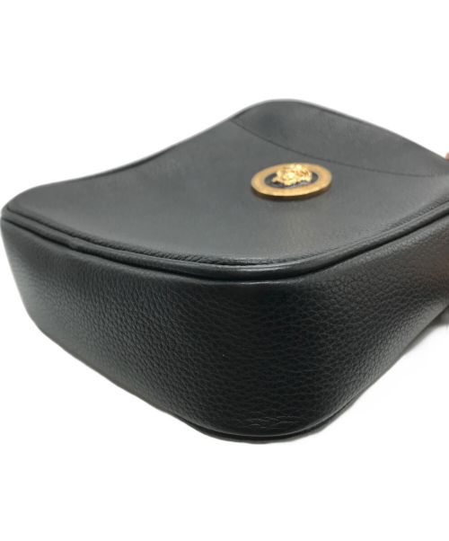 VERSACE（ヴェルサーチ）VERSACE (ヴェルサーチ) メドゥーサショルダーバッグ ブラックの古着・服飾アイテム