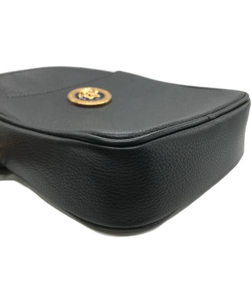 VERSACE（ヴェルサーチ）VERSACE (ヴェルサーチ) メドゥーサショルダーバッグ ブラックの古着・服飾アイテム