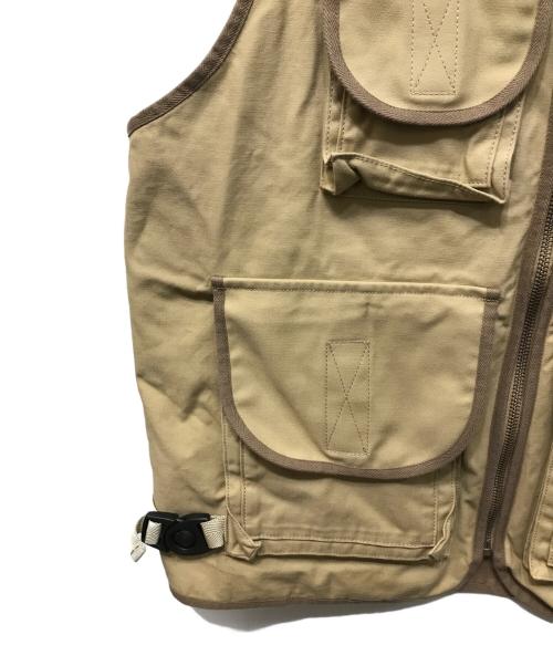 Name.（ネーム）Name. (ネーム) CORDURA BACK SATIN PHOTOGRAPHERS VEST ベージュ サイズ:size1の古着・服飾アイテム