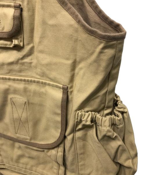 Name.（ネーム）Name. (ネーム) CORDURA BACK SATIN PHOTOGRAPHERS VEST ベージュ サイズ:size1の古着・服飾アイテム