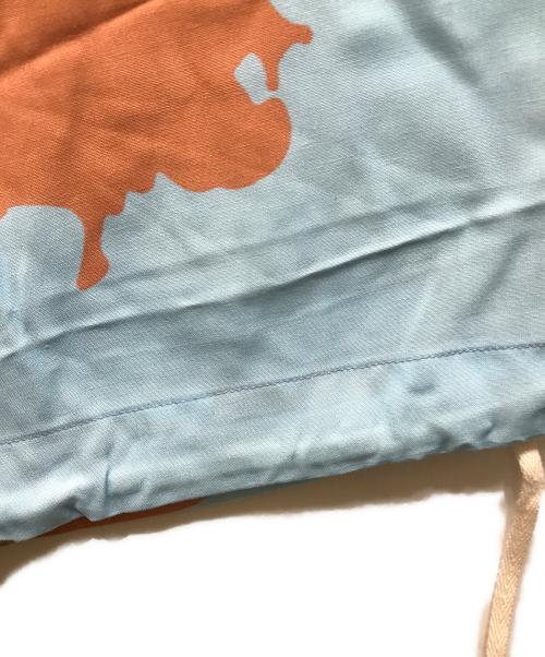 Name.（ネーム）Name. (ネーム) JAGUAR FLOWER RAYON EASY PANTS ブルーの古着・服飾アイテム