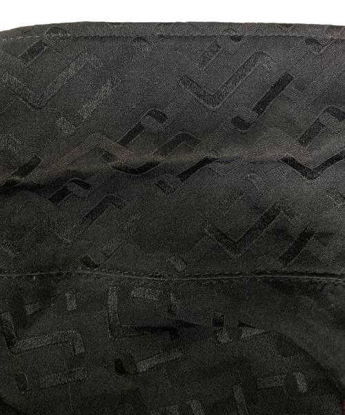 SUPREME（シュプリーム）Supreme (シュプリーム) Tonal Monogram Silk S/S Shirt ブラック サイズ:Lの古着・服飾アイテム