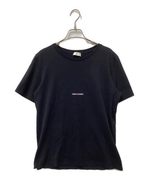 Saint Laurent Paris（サンローランパリ）Saint Laurent Paris (サンローランパリ) スモールロゴ半袖Tシャツ ブラック サイズ:Mの古着・服飾アイテム