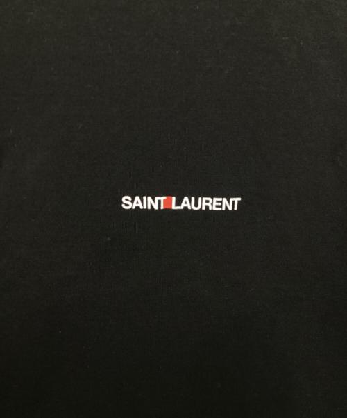 Saint Laurent Paris（サンローランパリ）Saint Laurent Paris (サンローランパリ) スモールロゴ半袖Tシャツ ブラック サイズ:Mの古着・服飾アイテム