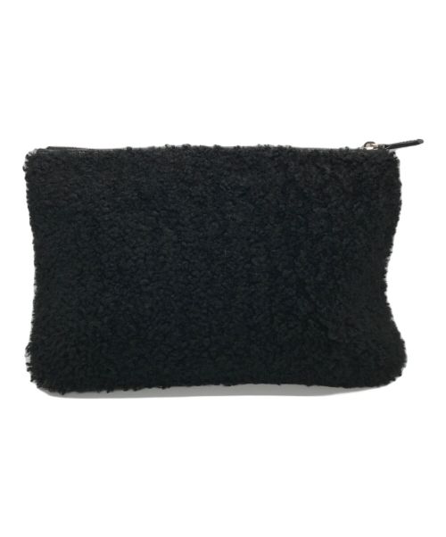 FENDI（フェンディ）FENDI (フェンディ) ボアクラッチバッグ ブラックの古着・服飾アイテム