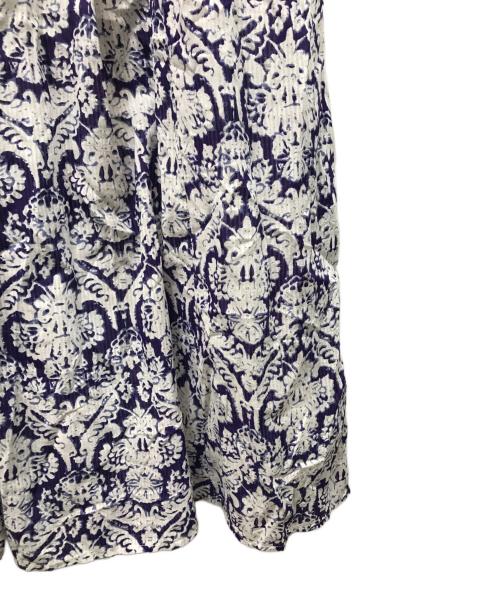 ne quittez pas（ヌキテパ）ne quittez pas (ヌキテパ) ドビー刺繍ワンピース パープル サイズ:M 未使用品の古着・服飾アイテム