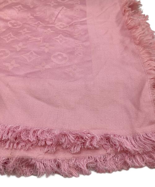 LOUIS VUITTON（ルイ ヴィトン）LOUIS VUITTON (ルイ ヴィトン) ショール・モノグラム ピンクの古着・服飾アイテム