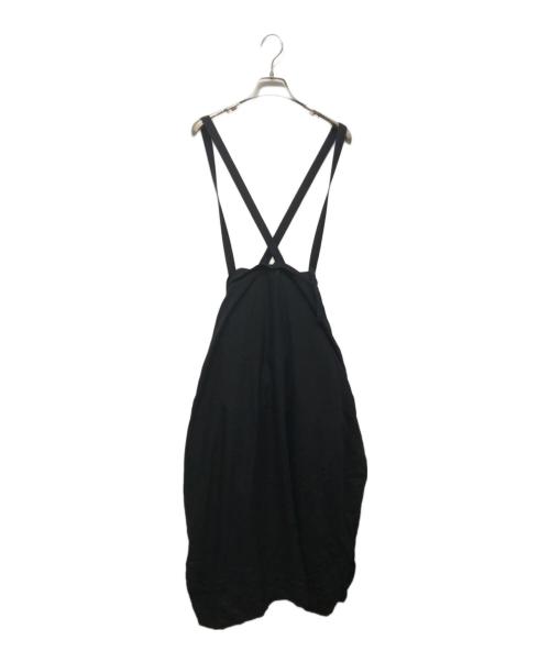 Y's（ワイズ）Y's (ワイズ) ラップデザインワンピース ブラック サイズ:Mの古着・服飾アイテム