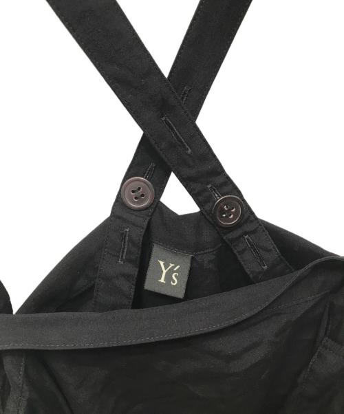 Y's（ワイズ）Y's (ワイズ) ラップデザインワンピース ブラック サイズ:Mの古着・服飾アイテム