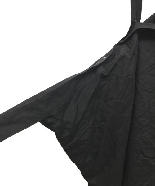 Y's（ワイズ）Y's (ワイズ) ラップデザインワンピース ブラック サイズ:Mの古着・服飾アイテム