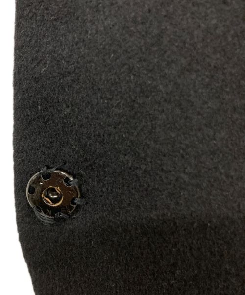 GIVENCHY（ジバンシィ）GIVENCHY (ジバンシィ) ウール シルク切替レイヤードデザインコート ブラック サイズ:40の古着・服飾アイテム
