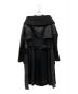 GIVENCHY (ジバンシィ) ウール シルク切替レイヤードデザインコート ブラック サイズ:40：33000円