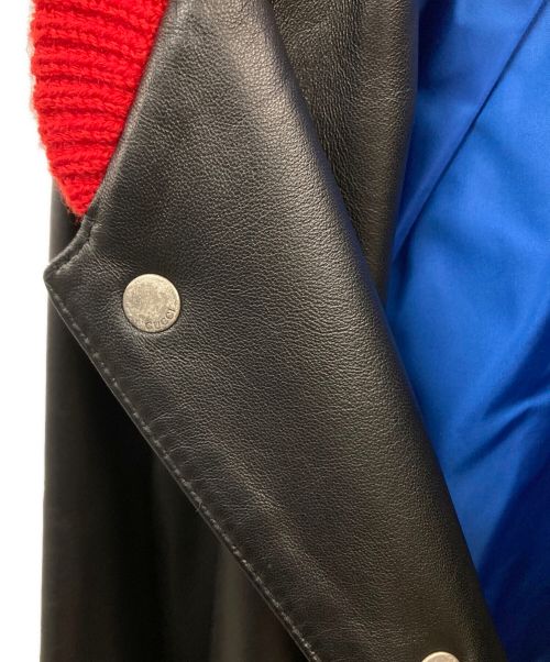 GUCCI（グッチ）GUCCI (グッチ) HOLLYWOOD レザーブルゾン ブラック サイズ:48の古着・服飾アイテム