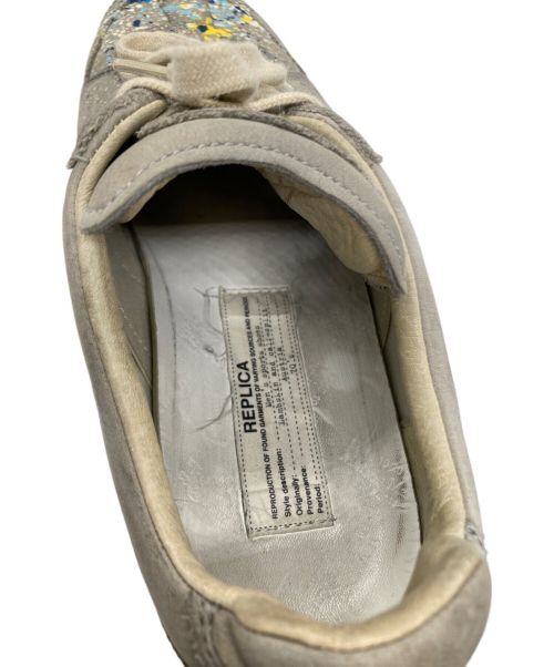 Maison Margiela（メゾンマルジェラ）Maison Margiela (メゾンマルジェラ) ペンキ加工ジャーマントレーナー グレー サイズ:25の古着・服飾アイテム
