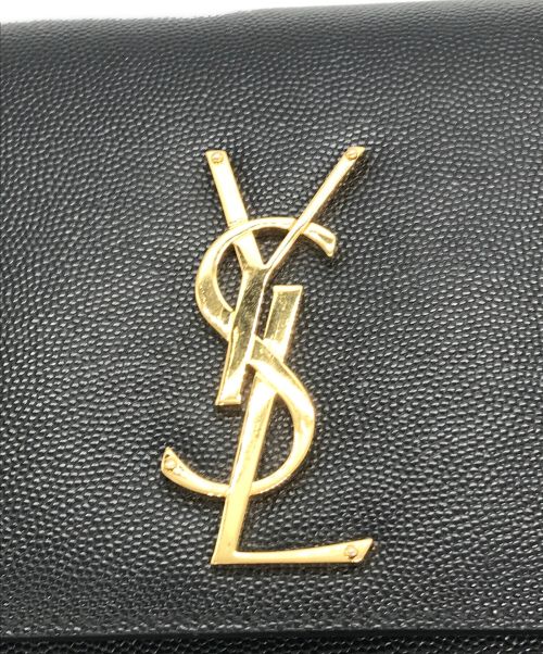 Saint Laurent Paris（サンローランパリ）Saint Laurent Paris (サンローランパリ) クラッチバッグ ブラック サイズ:不明の古着・服飾アイテム