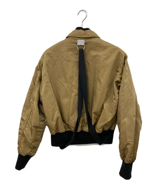 MSGM（エムエスジーエム）MSGM (エムエスジーエム) MA-1ジャケット ブラウン サイズ:48の古着・服飾アイテム