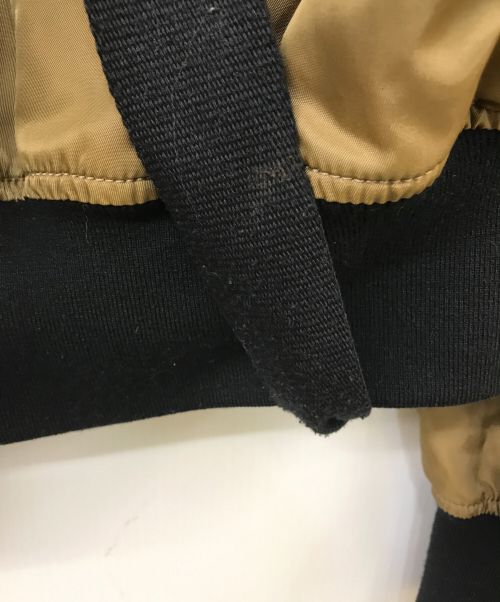 MSGM（エムエスジーエム）MSGM (エムエスジーエム) MA-1ジャケット ブラウン サイズ:48の古着・服飾アイテム