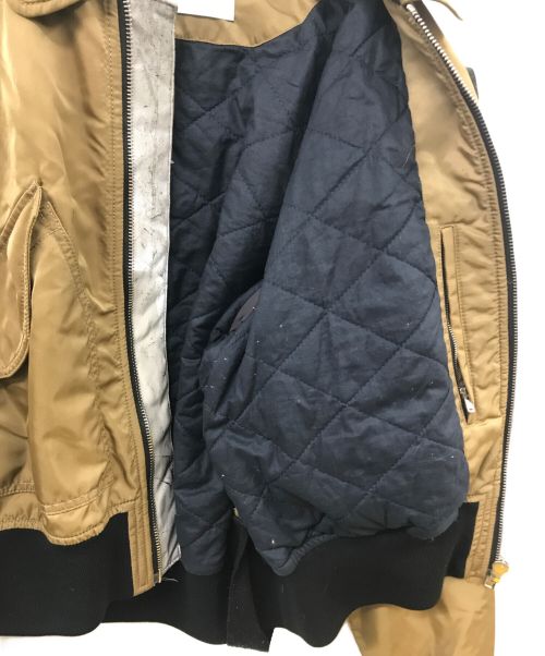 MSGM（エムエスジーエム）MSGM (エムエスジーエム) MA-1ジャケット ブラウン サイズ:48の古着・服飾アイテム