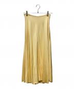 Acne studiosアクネ ストゥディオス）の古着「サテンスカート」｜イエロー