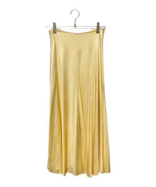 Acne studios（アクネ ストゥディオス）ACNE STUDIOS (アクネ ストゥディオス) サテンスカート イエロー サイズ:XSの古着・服飾アイテム