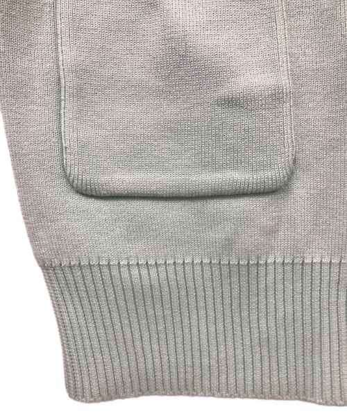 CHANEL（シャネル）CHANEL (シャネル) ココマーク釦サマーニットカーディガン ミント サイズ:40の古着・服飾アイテム