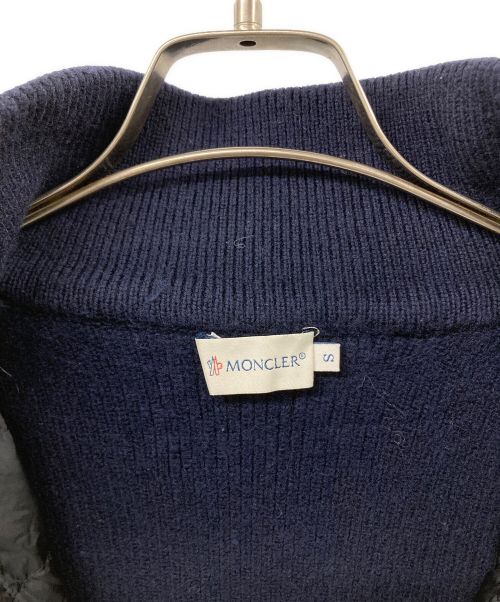 MONCLER（モンクレール）MONCLER (モンクレール) MAGLIONE TRICOT CARDIGAN ネイビー サイズ:Sの古着・服飾アイテム