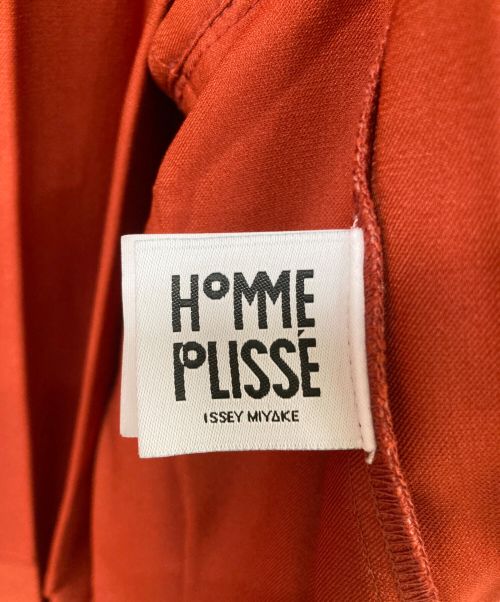 HOMME PLISSE ISSEY MIYAKE（オム プリッセ イッセイ ミヤケ）HOMME PLISSE ISSEY MIYAKE (オムプリッセ イッセイ ミヤケ) EDGE ENSEMBLE ジャケット レッド サイズ:Mの古着・服飾アイテム