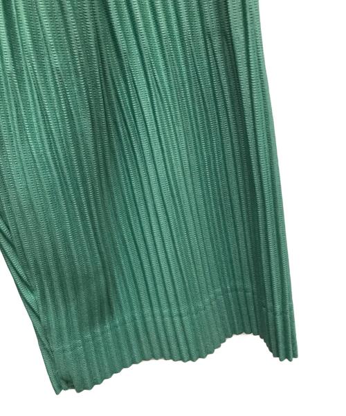 HOMME PLISSE ISSEY MIYAKE（オム プリッセ イッセイ ミヤケ）HOMME PLISSE ISSEY MIYAKE (オムプリッセ イッセイ ミヤケ) PLEATS BOTTOMS 2 グリーン サイズ:Lの古着・服飾アイテム