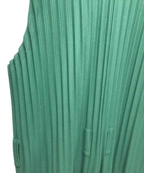 HOMME PLISSE ISSEY MIYAKE（オム プリッセ イッセイ ミヤケ）HOMME PLISSE ISSEY MIYAKE (オムプリッセ イッセイ ミヤケ) PLEATS BOTTOMS 2 グリーン サイズ:Lの古着・服飾アイテム